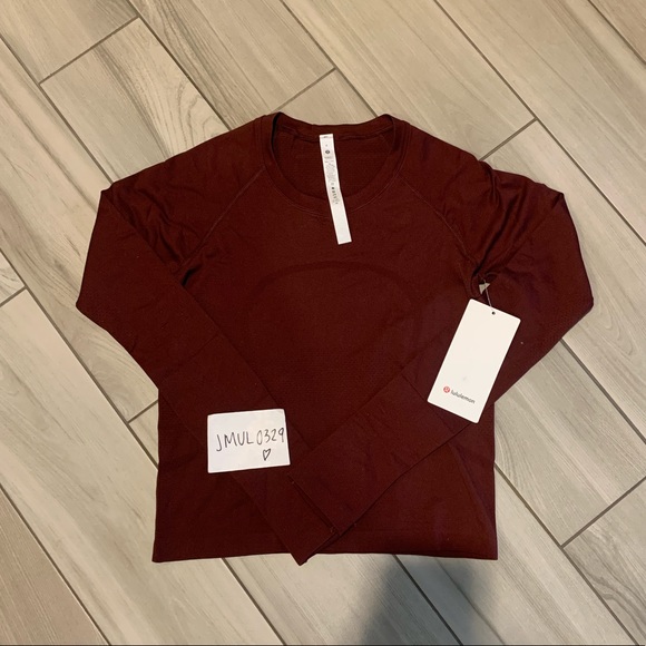 Lululemon Swiftly Tech LS 2.0 Race * Red Merlot - Picture 2 of 6